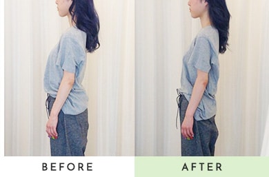 before after